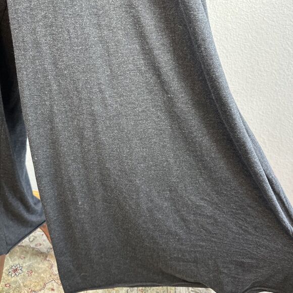 Natural Life Sleeveless Wide Leg Jumpsuit One Size Gray Heather Jersey Pockets - Picture 3 of 8